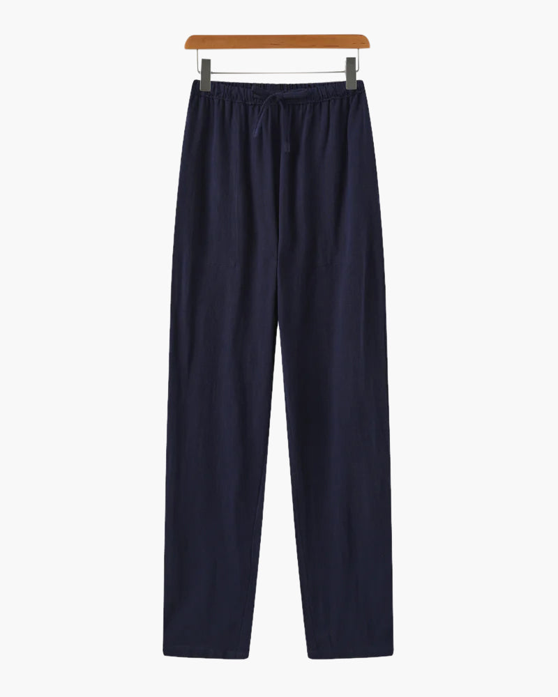 Freizeithose Herren Slim Fit Leicht Sommer
