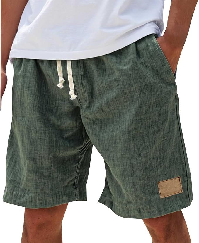 Häkelshorts Herren Relaxed Fit Sommer Casual