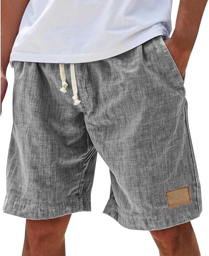 Häkelshorts Herren Relaxed Fit Sommer Casual