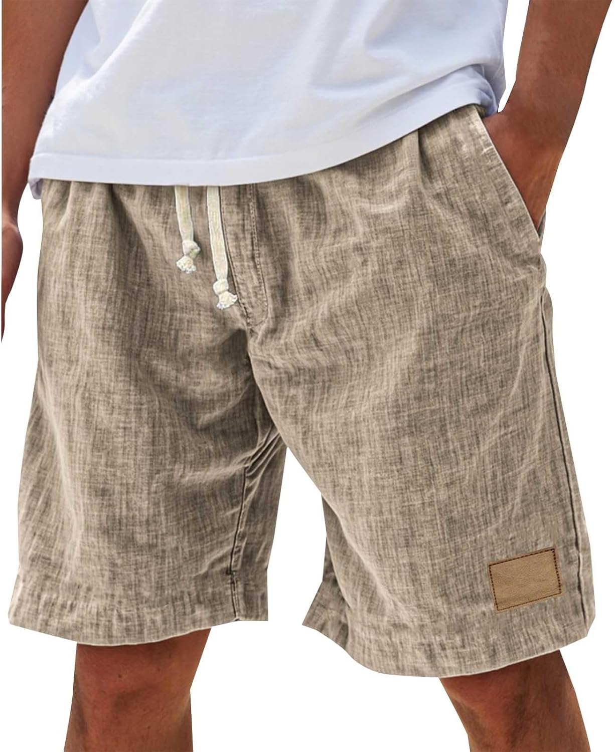 Häkelshorts Herren Relaxed Fit Sommer Casual