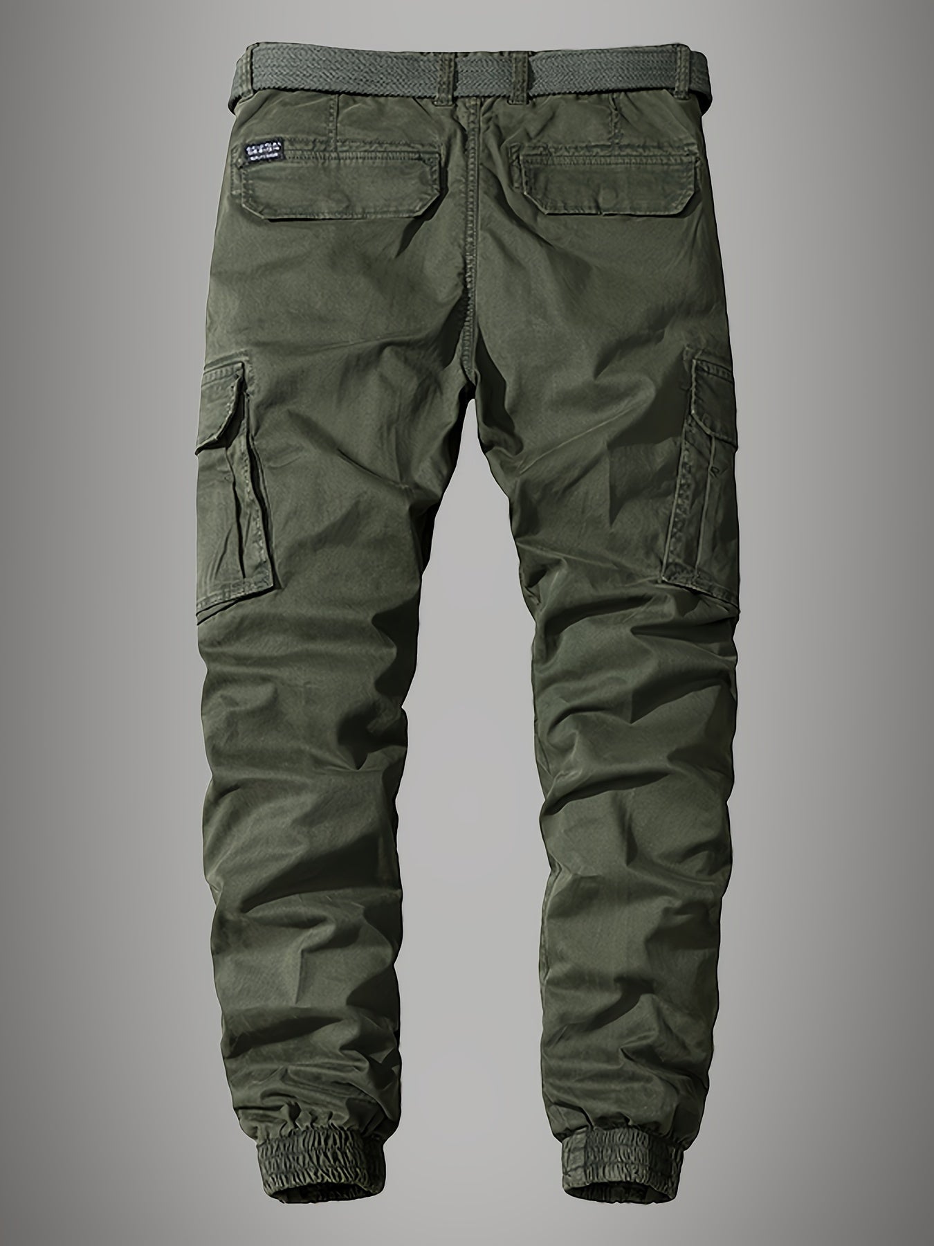Cargohose Herren Relaxed Fit Freizeit & Alltag Bestickt