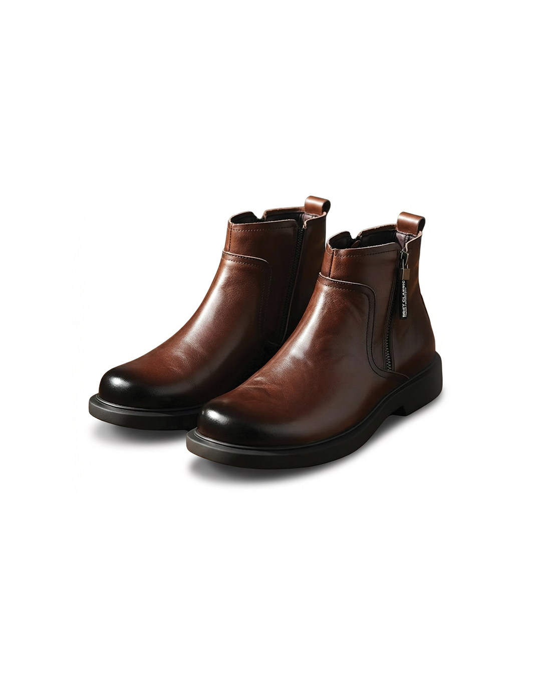 Herren Stiefel mit Seitenreißverschluss und Used-Optik