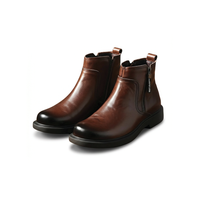 Herren Stiefel mit Seitenreißverschluss und Used-Optik
