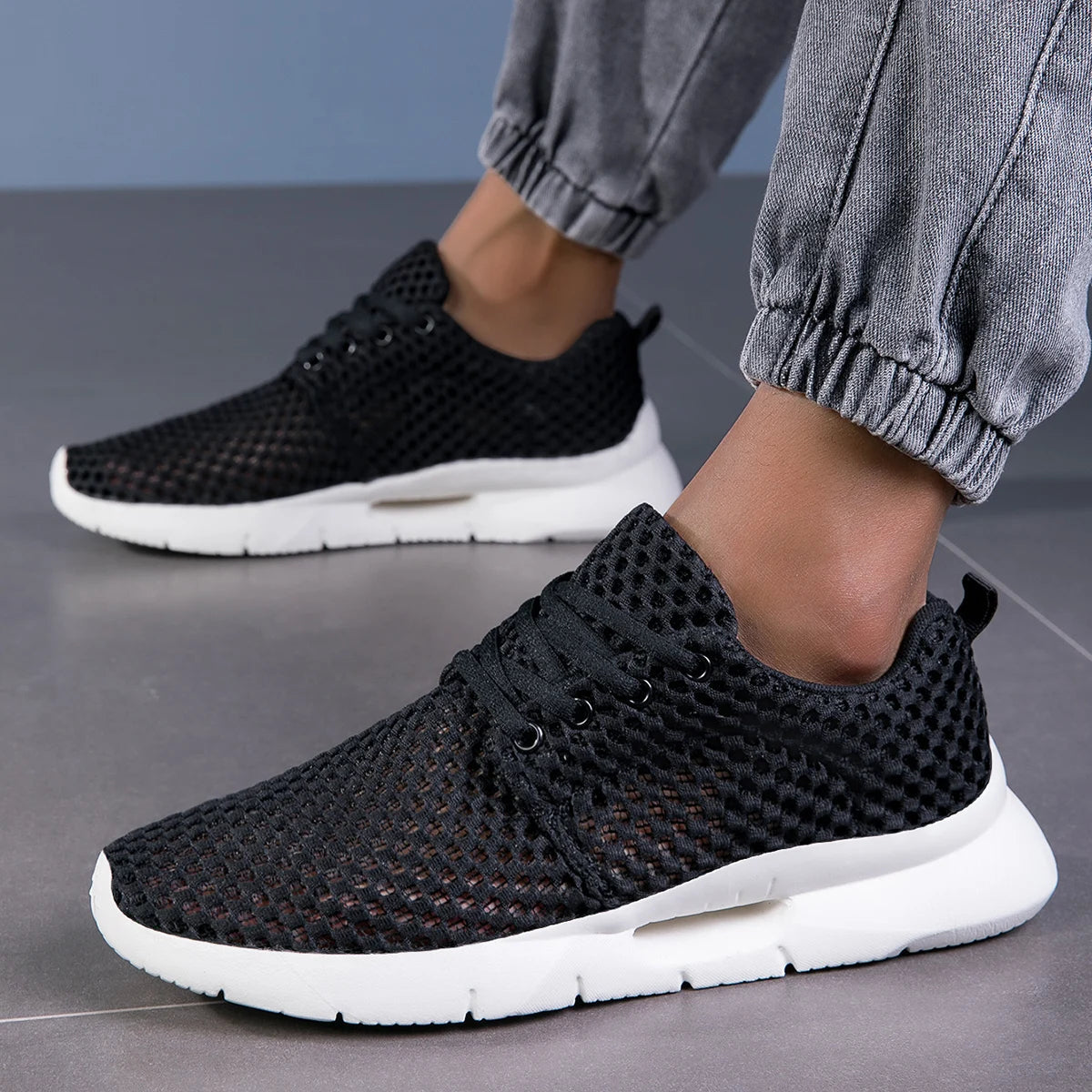 Sneaker Herren Regular Fit Freizeit Atmungsaktiv Komfort