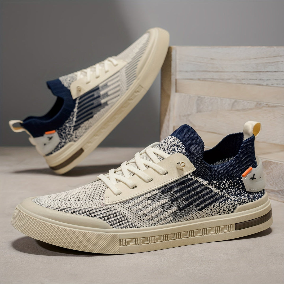 Herren Sneaker mit Schnürung und Gummisohle