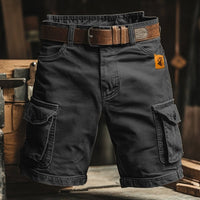Cargoshorts Herren Relaxed Fit Freizeit Vintage