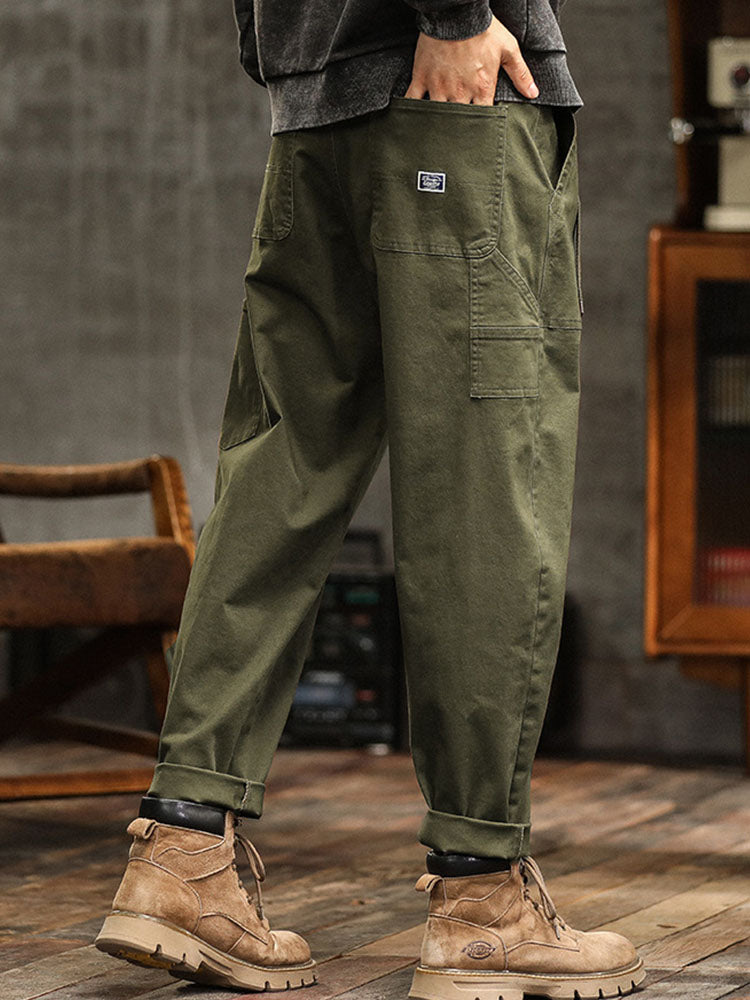 Milan Utility-Hose aus Baumwolle mit Cargotaschen