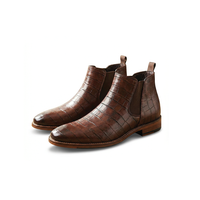 Herren Chelsea Boots mit Prägemuster