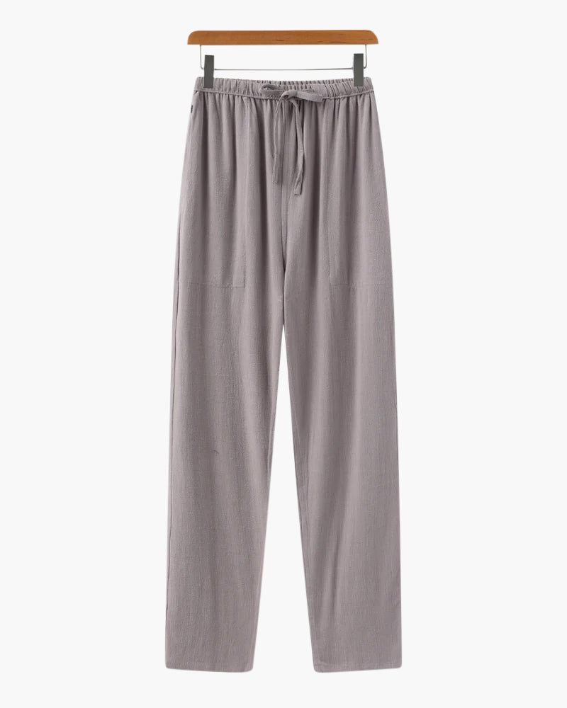 Freizeithose Herren Slim Fit Leicht Sommer