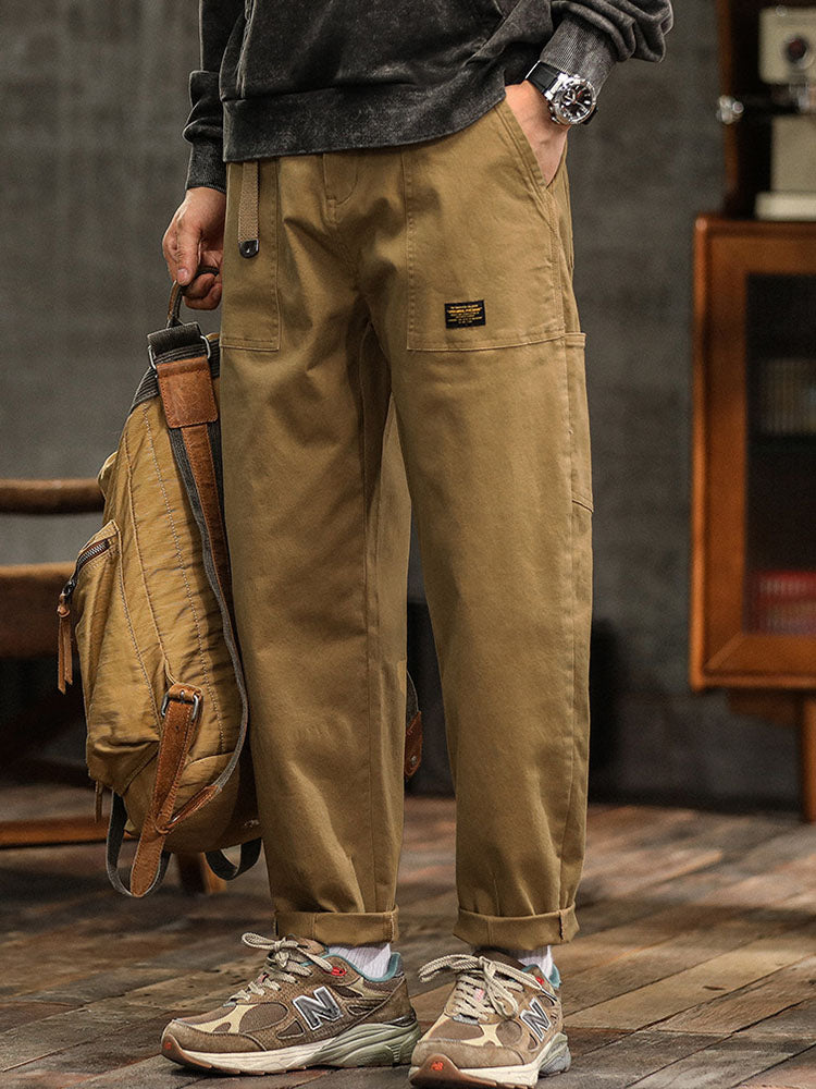 Milan Utility-Hose aus Baumwolle mit Cargotaschen
