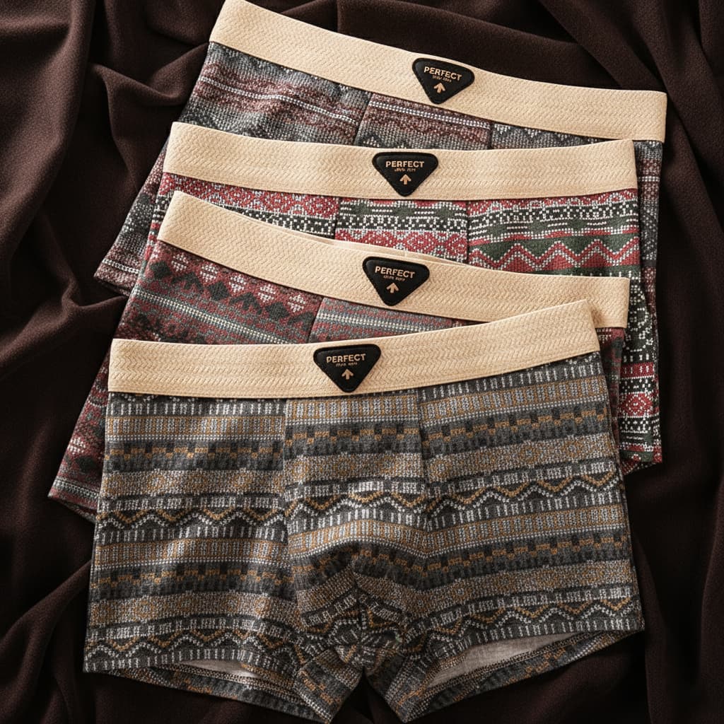 Boxershorts Herren Regular Fit Freizeit Atmungsaktiv