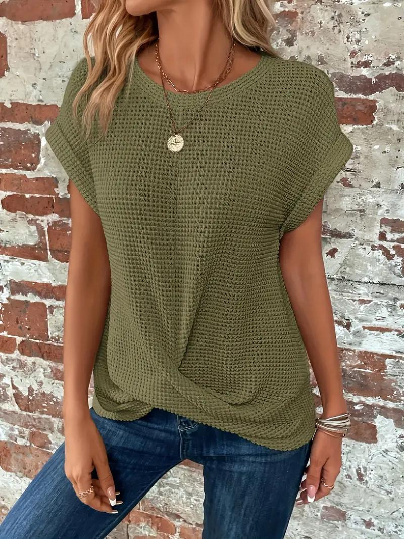 Damen T-Shirt Regular Fit Freizeit Modisch