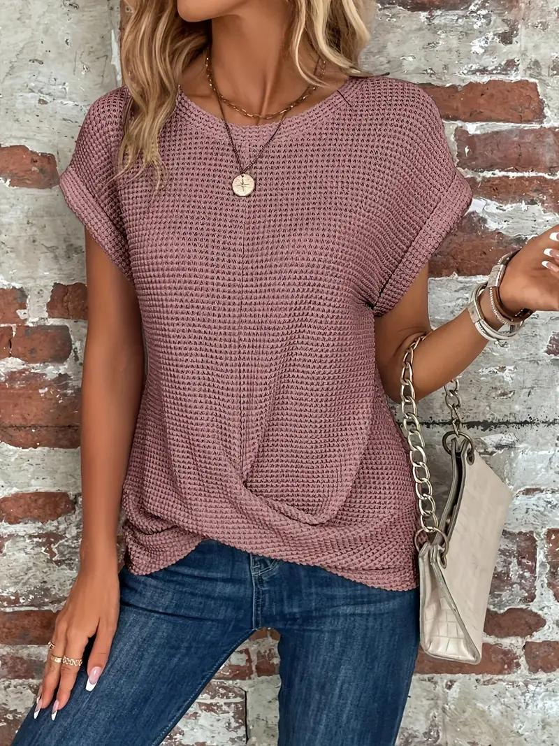Damen T-Shirt Regular Fit Freizeit Modisch