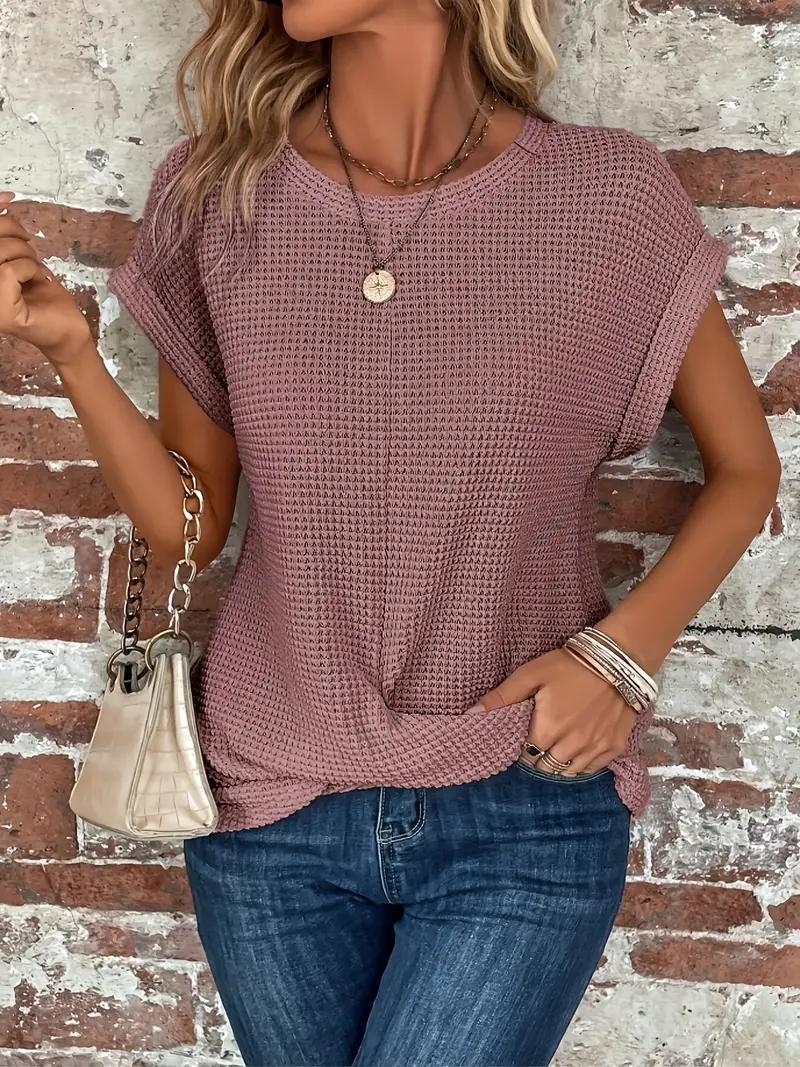 Damen T-Shirt Regular Fit Freizeit Modisch