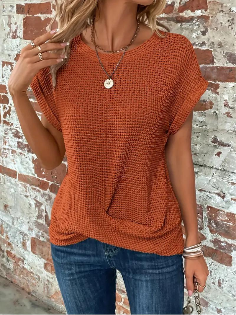 Damen T-Shirt Regular Fit Freizeit Modisch
