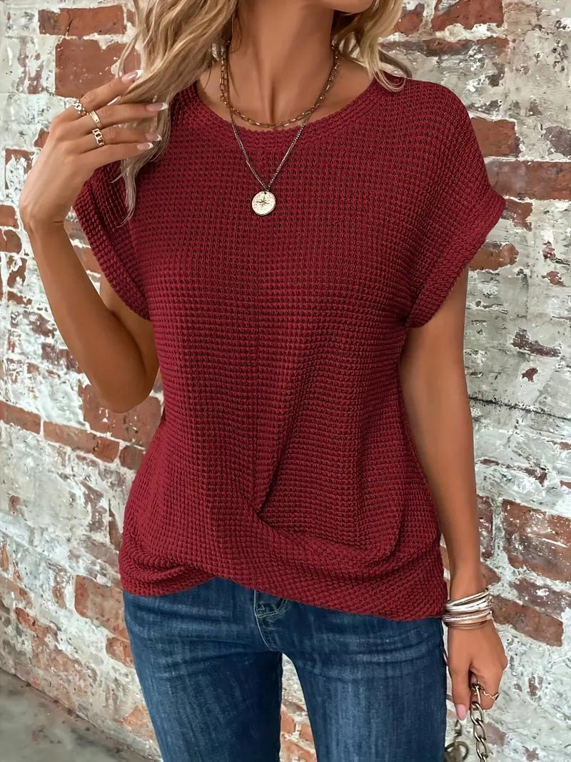 Damen T-Shirt Regular Fit Freizeit Modisch