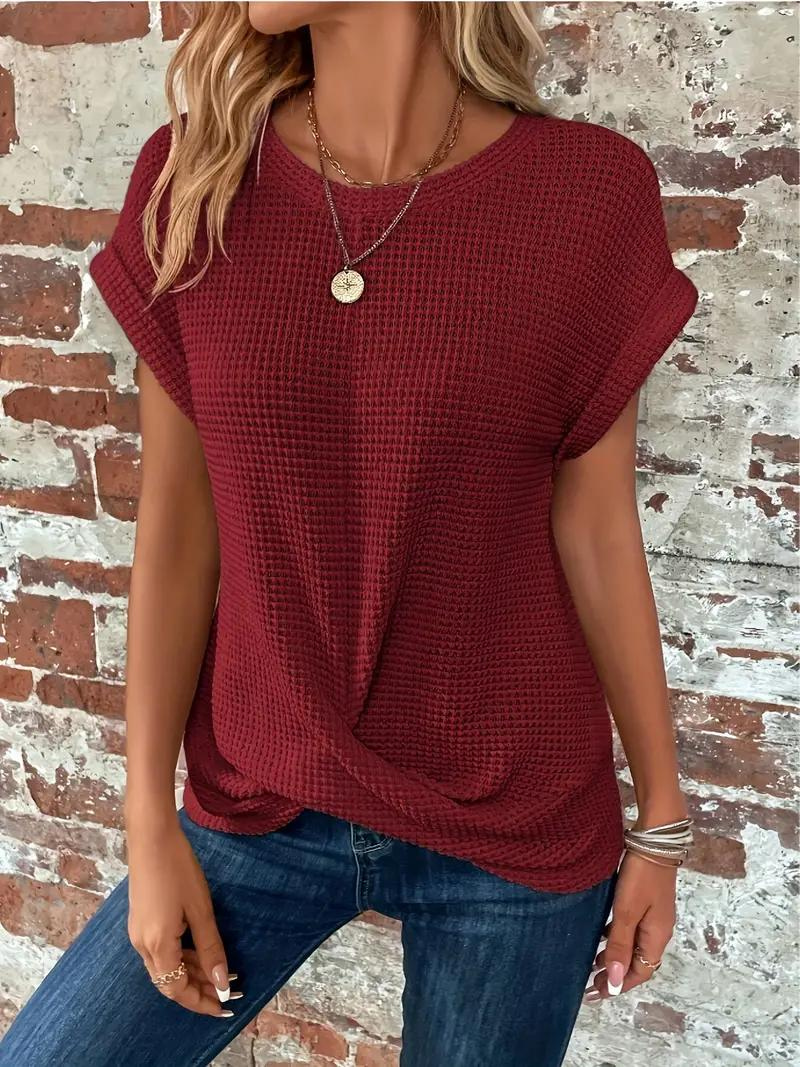 Damen T-Shirt Regular Fit Freizeit Modisch