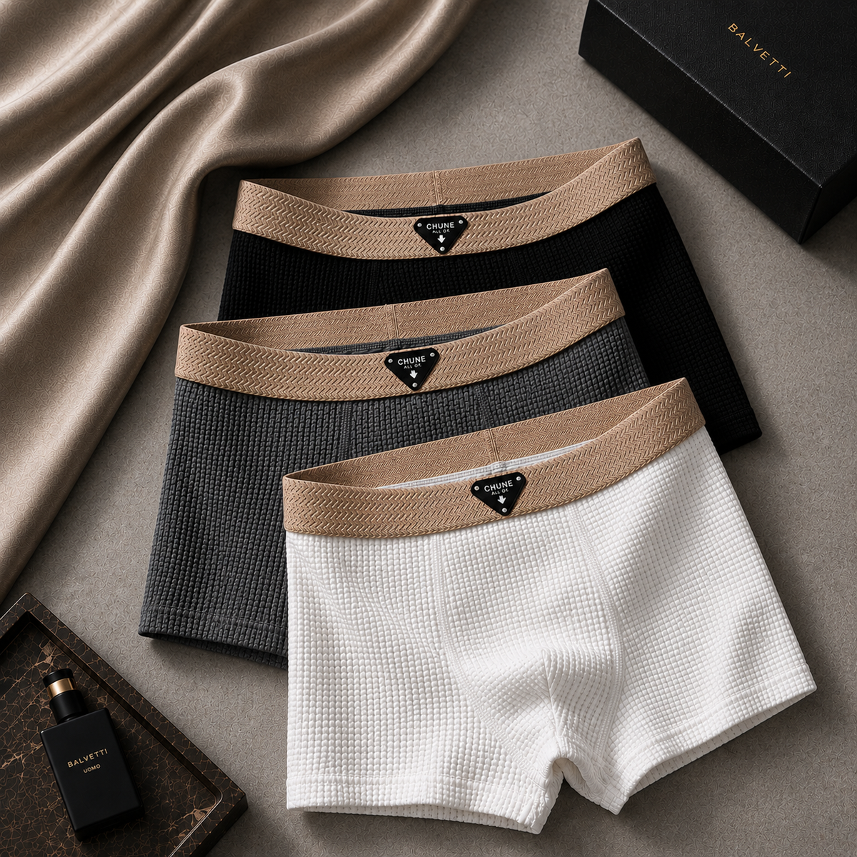 Boxershorts Herren Slim Fit Casual elastisch komfortabel