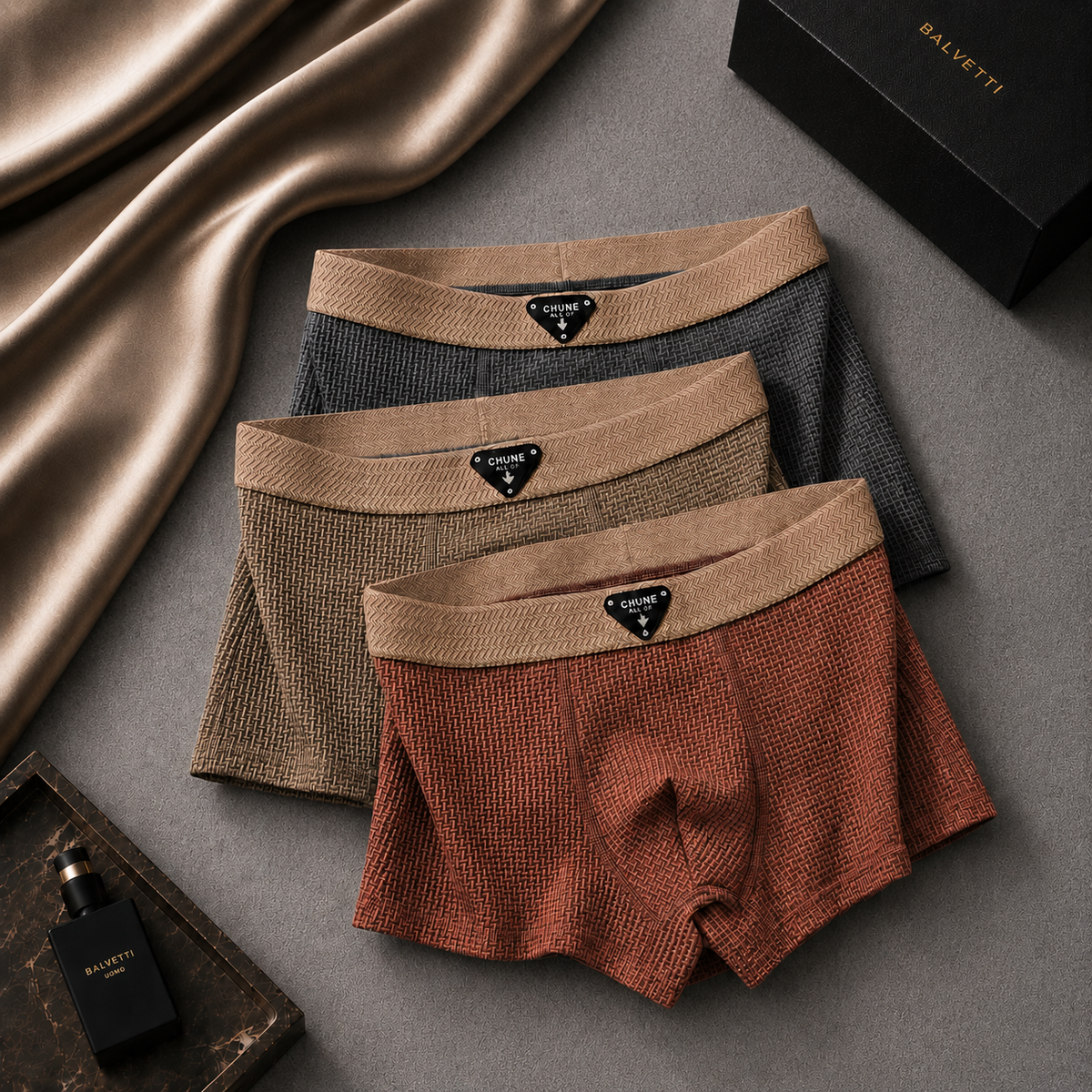 Boxershorts Herren Slim Fit Casual elastisch komfortabel
