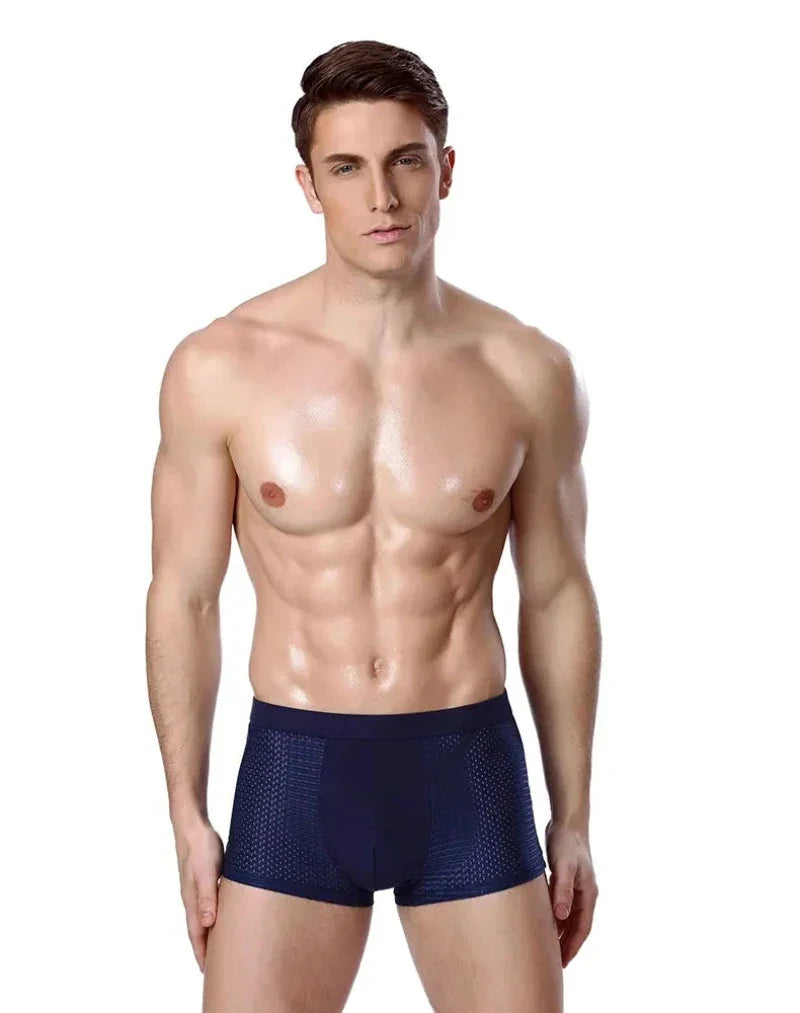 Herren Boxershorts Regular Fit Freizeit atmungsaktiv weich