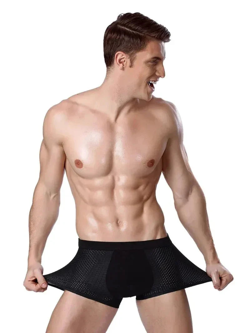 Herren Boxershorts Regular Fit Freizeit atmungsaktiv weich