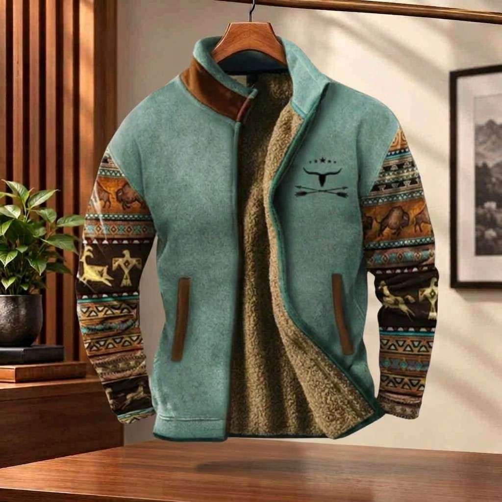 Herren Fleecejacke Regular Fit – Outdoor & Freizeit mit Reißverschlusstaschen