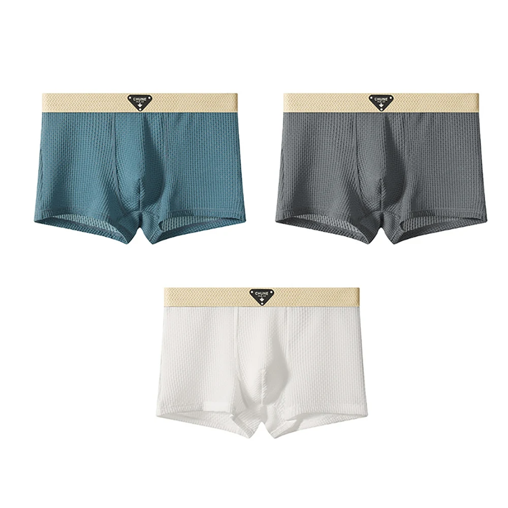 Boxershorts Herren Slim Fit 3er-Pack Atmungsaktiv Freizeit Sport
