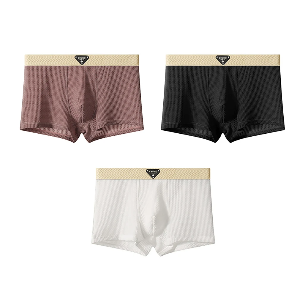 Boxershorts Herren Slim Fit 3er-Pack Atmungsaktiv Freizeit Sport