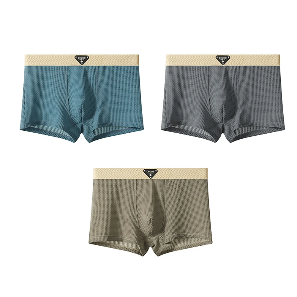 Boxershorts Herren Slim Fit 3er-Pack Atmungsaktiv Freizeit Sport