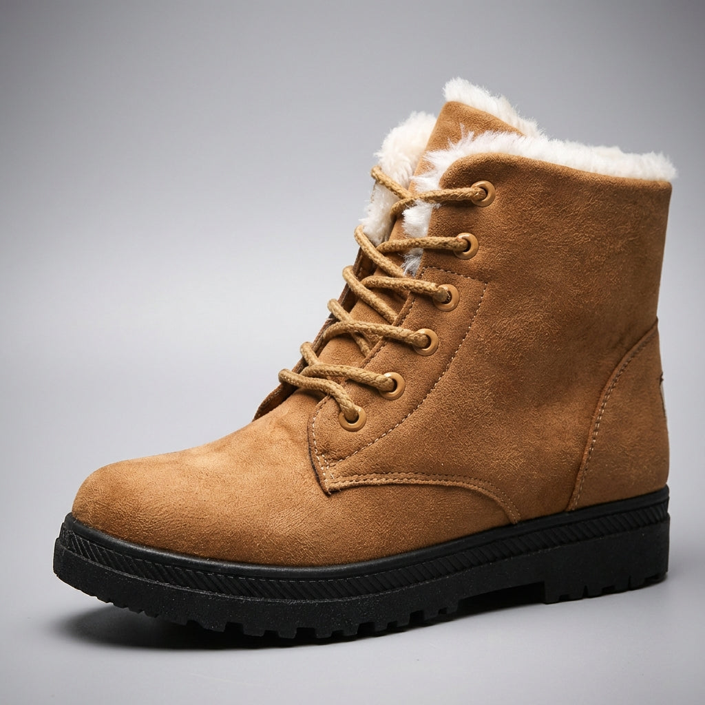 Damen Stiefeletten in Lederoptik mit schmalem Schaft