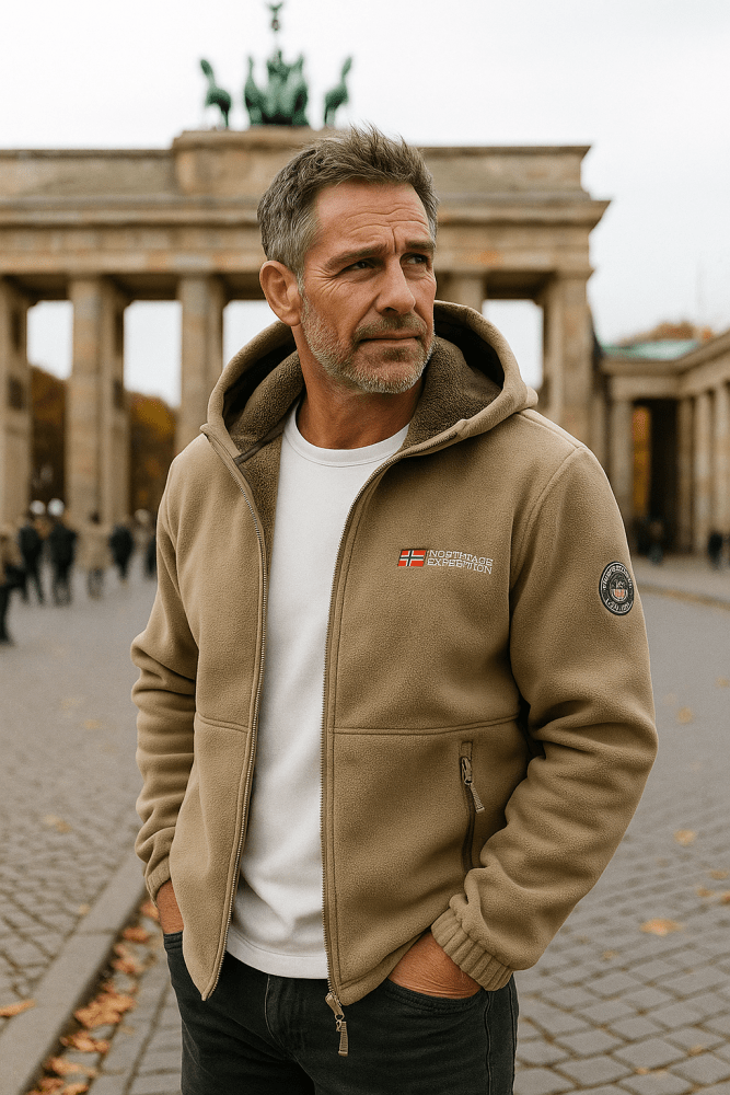Leichte Jacke Herren Regular Fit Freizeit Skandinavisch