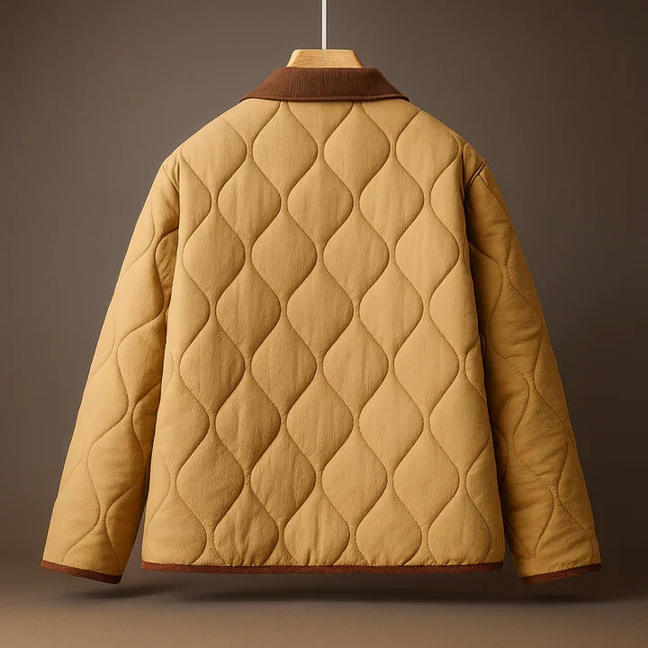 Damen Steppjacke mit Kragenrevers