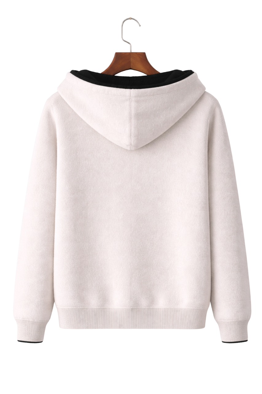 Herren Wende-Hoodie mit Reißverschluss und Seitentaschen