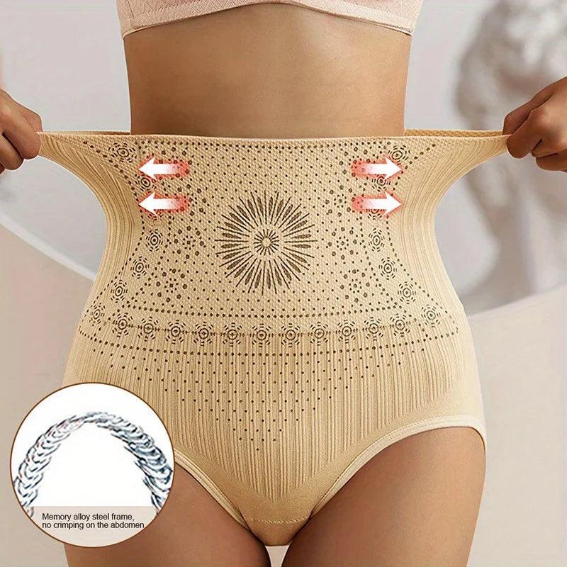 Damen Slim Fit Stützunterwäsche Nahtlos Bauchkontrolle Komfort