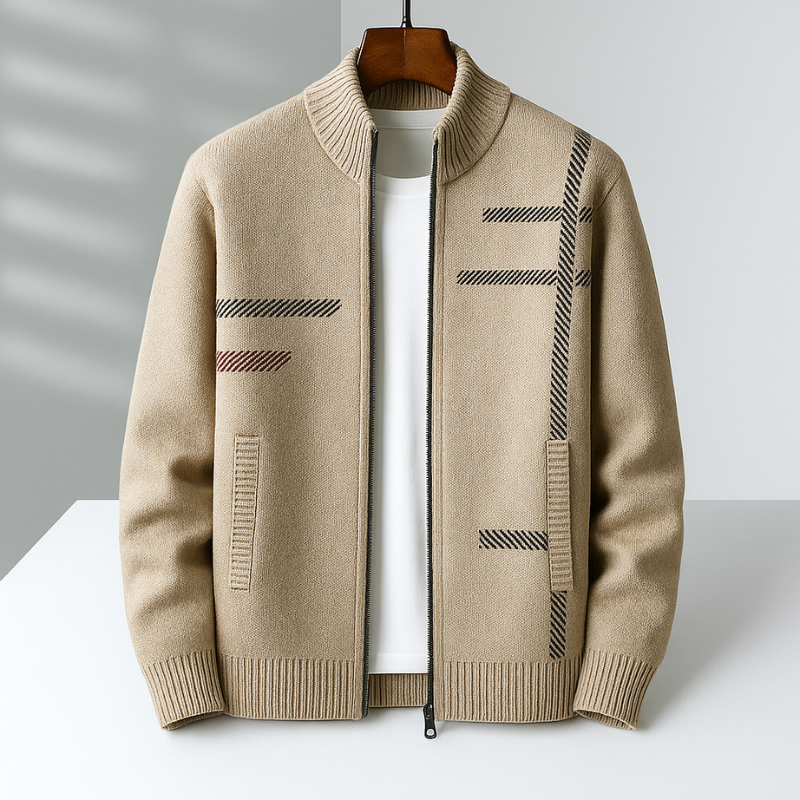 Cristiano Herrenjacke mit Reißverschluss – Bequeme Jacke im eleganten Design