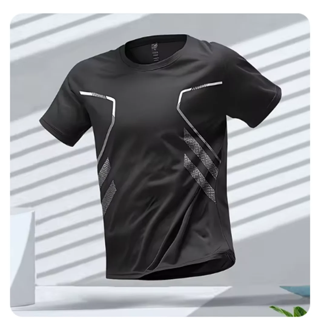 Herren Shirt Lang Sportlich Atmungsaktiv für Freizeit und Training