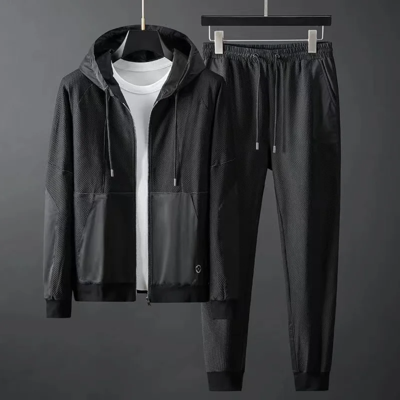 Trainingsanzug Herren im Techwear-Stil für Sport und Alltag
