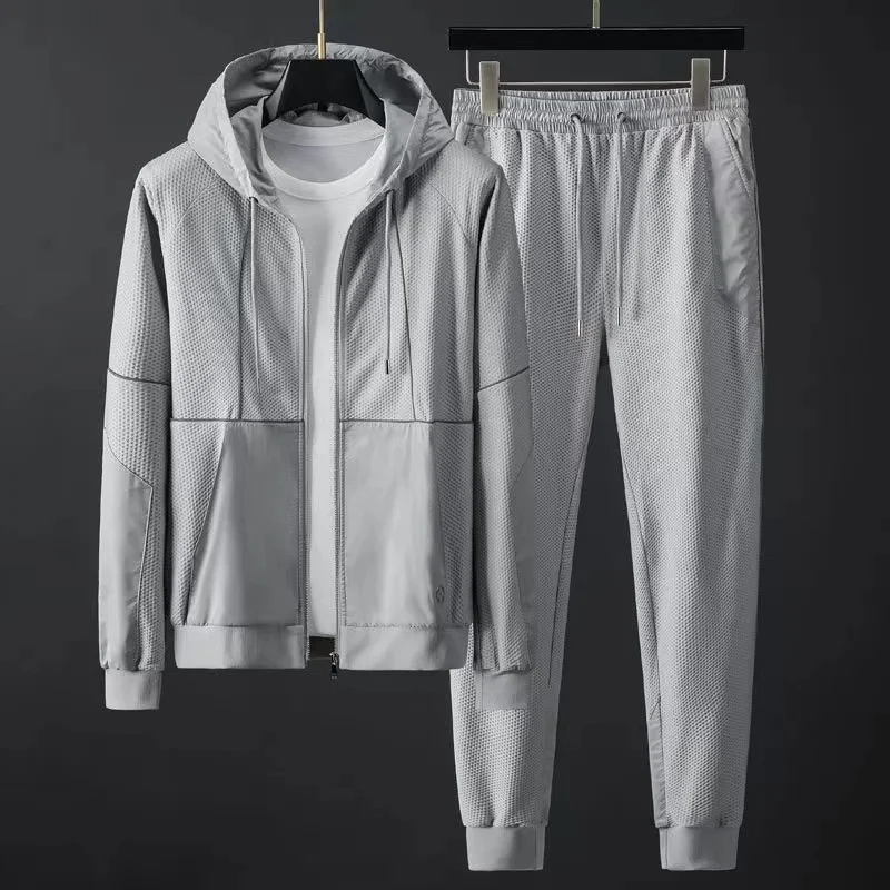 Trainingsanzug Herren im Techwear-Stil für Sport und Alltag
