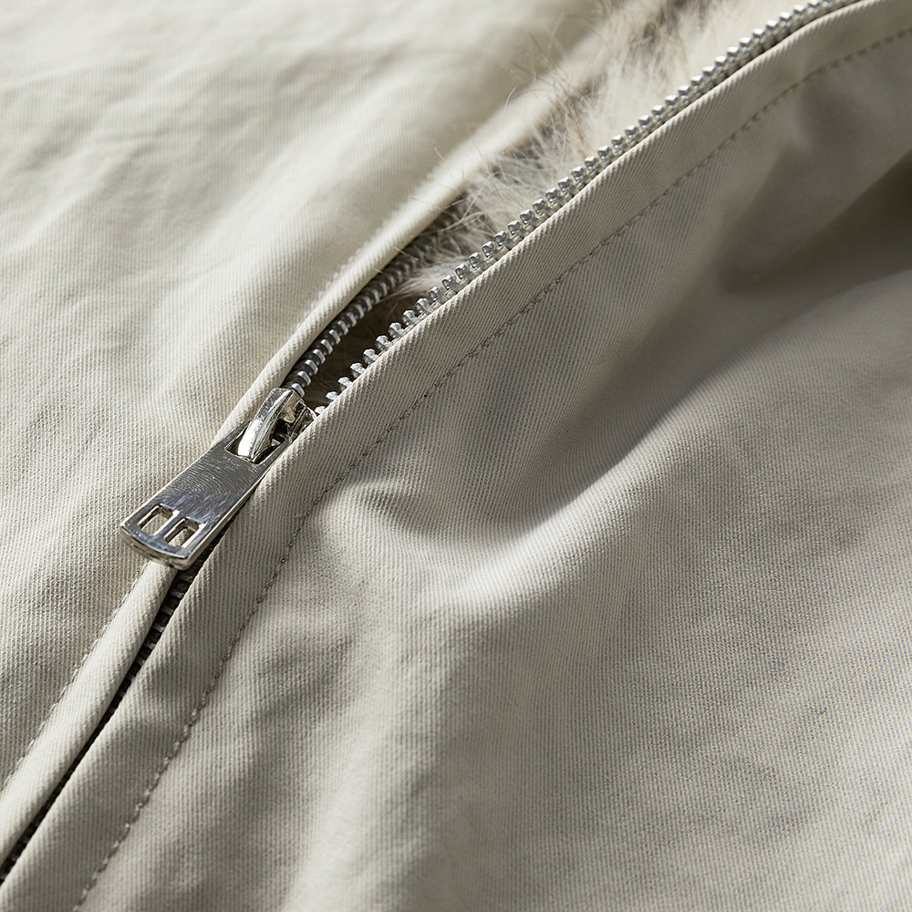 Herren Jacke mit warmer Fütterung und Zip-Taschen