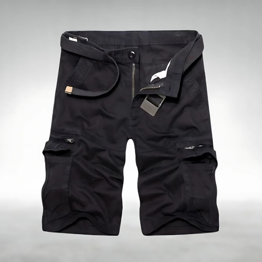 Edmund Zuverlässige Cargo-Shorts mit Gürtel und Taschen für Herren