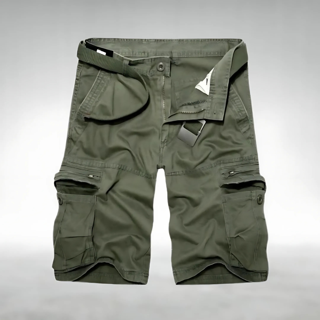Edmund Zuverlässige Cargo-Shorts mit Gürtel und Taschen für Herren