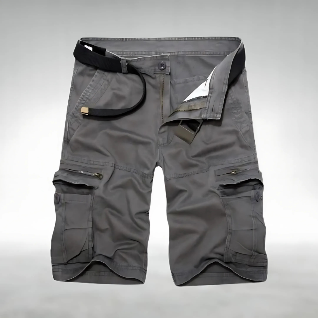 Edmund Zuverlässige Cargo-Shorts mit Gürtel und Taschen für Herren