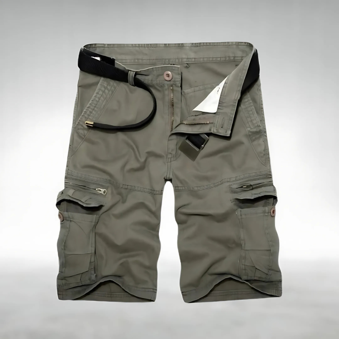Edmund Zuverlässige Cargo-Shorts mit Gürtel und Taschen für Herren