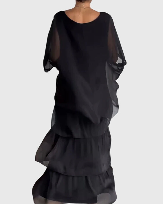 Maxikleid Damen Fließend Elegant Sommer Festlich