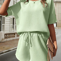 Damen Zweiteiliges Set Relaxed Fit Freizeit mit Kordelzug