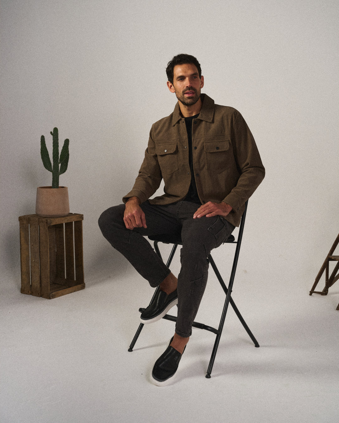Herren Slip-On mit gepolstertem Innenfutter und flexibler Sohle