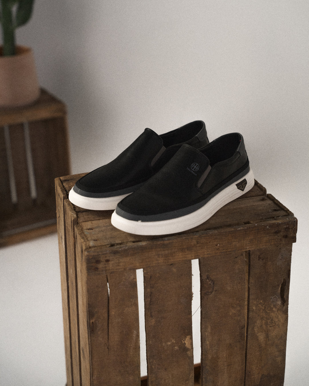 Herren Slip-On mit gepolstertem Innenfutter und flexibler Sohle