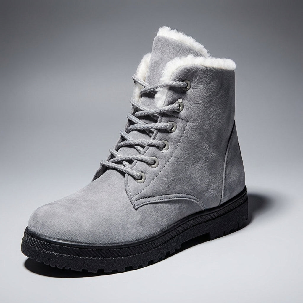 Damen Stiefeletten in Lederoptik mit schmalem Schaft