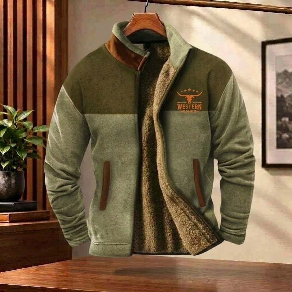 Herren Fleecejacke Regular Fit – Outdoor & Freizeit mit Reißverschlusstaschen