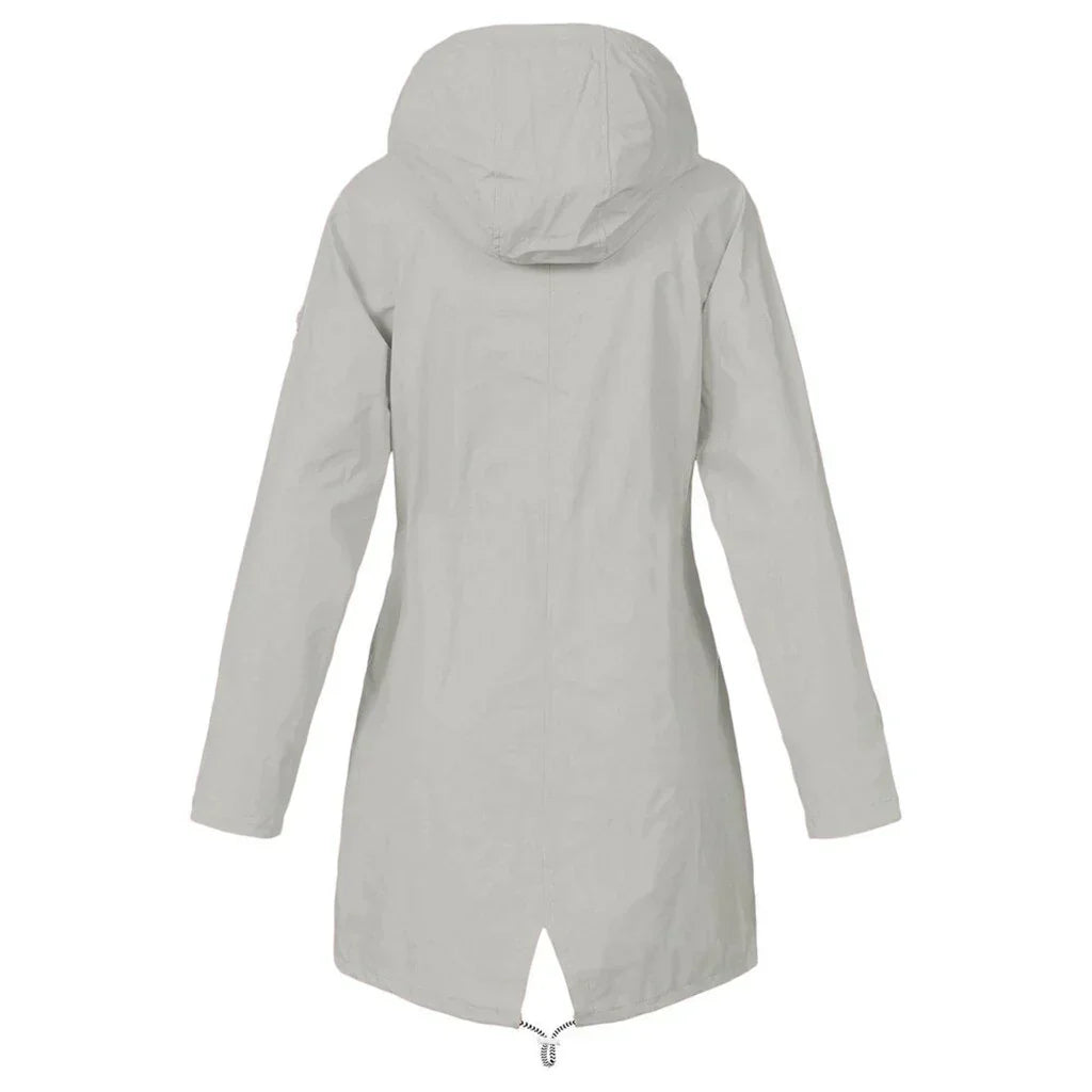 Wasserdichter Trenchcoat Damen Regular Fit Freizeit